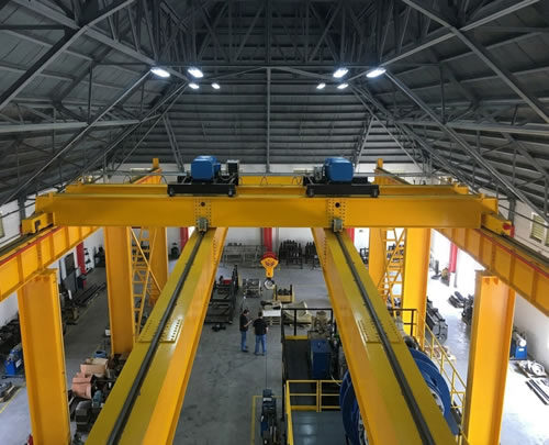 Puentes grúa industriales para elevación de cargas pesadas en Bogotá, Colombia. IMPROCOL